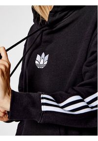 Adidas - adidas Bluza adicolor 3D Trefoil GN2931 Czarny Oversize. Kolor: czarny. Materiał: bawełna