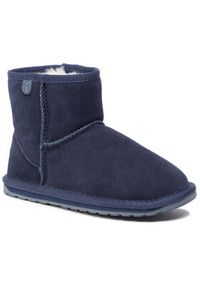 EMU Australia Śniegowce Wallaby Mini K10103 Granatowy. Kolor: niebieski. Materiał: skóra, zamsz #7