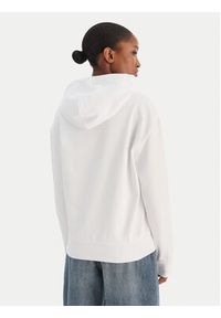 Calvin Klein Jeans Bluza Ls Monogram Terry Po LV047C224G Biały Regular Fit. Kolor: biały. Materiał: bawełna #2