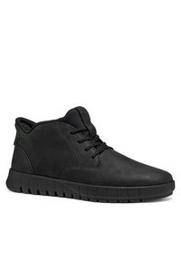 Geox Sneakersy U Flextride Plus U56MAB 000FF C9999 Czarny. Kolor: czarny. Materiał: skóra #4