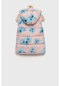 Guess bezrękawnik dwustronny dziecięcy kolor różowy. Okazja: na co dzień. Typ kołnierza: kaptur. Kolor: różowy. Długość rękawa: bez rękawów. Styl: casual #3