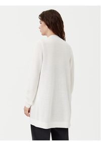 Vila Kardigan Dalo 14097125 Biały Loose Fit. Kolor: biały. Materiał: bawełna #3