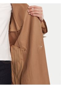 Calvin Klein Trencz LV044C501G Brązowy Regular Fit. Kolor: brązowy. Materiał: bawełna #4