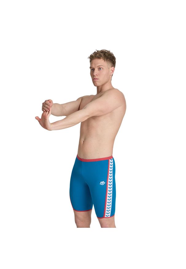 Spodenki Treningowe Arena Icons Swim Jammer Solid. Kolor: niebieski. Materiał: materiał