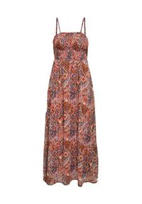 only - ONLY Sukienka letnia Elena 15352634 Pomarańczowy Regular Fit. Kolor: pomarańczowy. Materiał: syntetyk. Sezon: lato #4