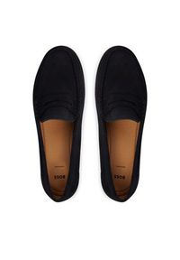 BOSS Półbuty Tevan 50563161 Granatowy. Kolor: niebieski. Materiał: skóra, zamsz #5