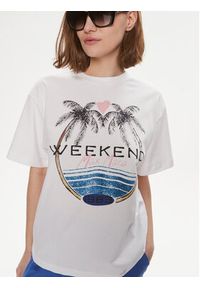 Weekend Max Mara T-Shirt Viterbo 2415971032 Biały Loose Fit. Kolor: biały. Materiał: bawełna #5