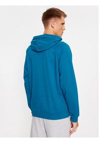 Under Armour Bluza Ua Rival Fleece Hoodie 1379757 Niebieski Loose Fit. Kolor: niebieski. Materiał: bawełna