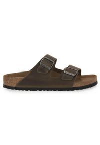 Klapki damskie Birkenstock 1027039. Kolor: zielony. Materiał: skóra