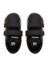 Adidas - adidas Sneakersy Grand Court 3.0 Bubble Shoes Infants KI3234 Czarny. Kolor: czarny. Materiał: skóra #3