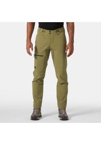 Spodnie Helly Hansen Odin Rock Softshell. Kolor: zielony. Materiał: softshell