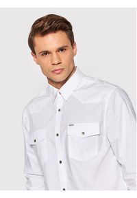 Guess Koszula M2YH30 WEPX0 Biały Regular Fit. Kolor: biały. Materiał: bawełna