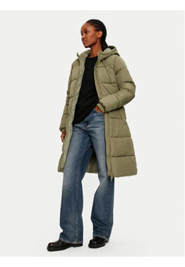 Pieces Kurtka zimowa 17115627 Zielony Regular Fit. Kolor: zielony. Materiał: syntetyk. Sezon: zima