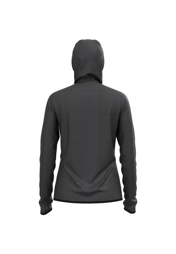 Bluza z kapturem damska Odlo Roy Mid Layer Hoody Full Zip. Typ kołnierza: kaptur. Kolor: wielokolorowy, szary, czarny
