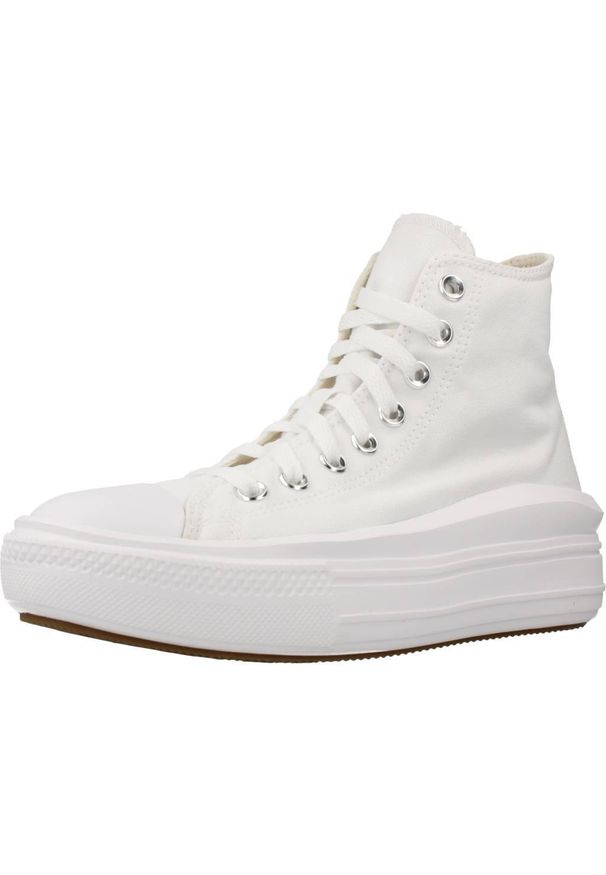 Buty do chodzenia damskie Converse All Star Move Platform HI. Okazja: na co dzień. Zapięcie: sznurówki. Kolor: czarny, biały, wielokolorowy. Materiał: materiał. Szerokość cholewki: normalna. Obcas: na platformie. Model: Converse All Star. Sport: turystyka piesza