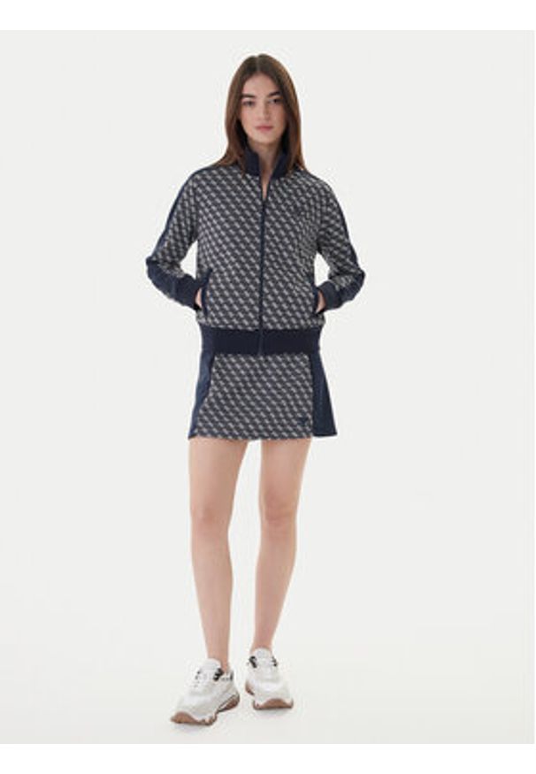 Guess Spódnica mini V6RD04 K2042 Granatowy Regular Fit. Kolor: niebieski. Materiał: syntetyk