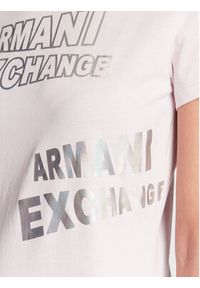 Armani Exchange T-Shirt 3RYTBD YJCHZ 14AN Różowy Regular Fit. Kolor: różowy. Materiał: bawełna #5