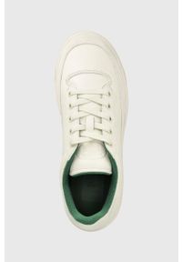 Lacoste sneakersy skórzane G80 Club Leather Tonal Trainers kolor beżowy 45SMA0028. Nosek buta: okrągły. Zapięcie: sznurówki. Kolor: beżowy. Materiał: skóra #5