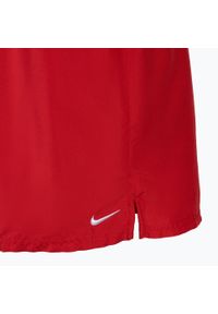 Szorty kąpielowe męskie Nike Essential 7" Volley. Kolor: czerwony