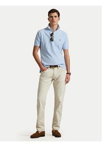 Polo Ralph Lauren Polo 710536856475 Granatowy Regular Fit. Typ kołnierza: polo. Kolor: niebieski. Materiał: bawełna #4