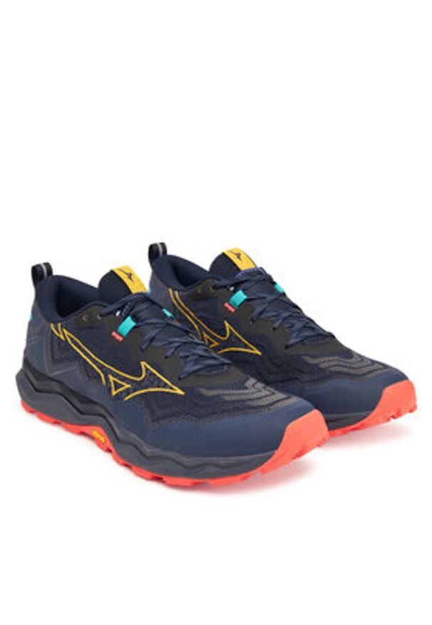 Mizuno Buty do biegania Wave Daichi 9 J1GJ2571 Czarny. Kolor: czarny. Materiał: materiał. Model: Mizuno Wave