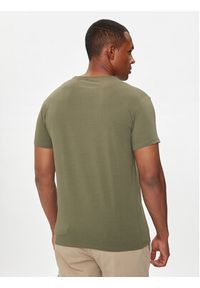 Aeronautica Militare T-Shirt AM1UTI001 Khaki Regular Fit. Kolor: brązowy. Materiał: bawełna #5