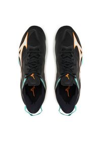 Mizuno Buty halowe Wave Mirage 5 X1GA2350 Czarny. Kolor: czarny. Materiał: skóra. Model: Mizuno Wave #6