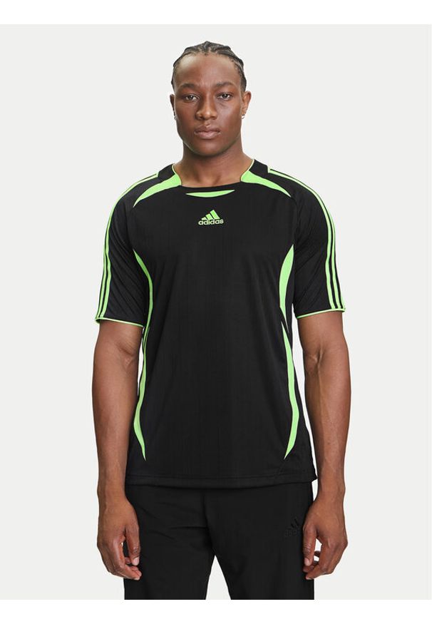 Adidas - adidas T-Shirt Teamgeist adicolor JW5872 Czarny Loose Fit. Kolor: czarny. Materiał: syntetyk