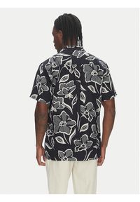 Lindbergh Koszula 30-203707 Czarny Regular Fit. Kolor: czarny. Materiał: lyocell #3