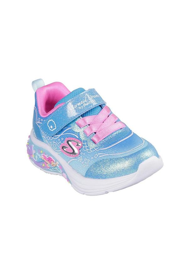 skechers - Buty dziecięce Skechers My Dreamers Lil Mermaid. Kolor: niebieski, wielokolorowy. Model: Skechers Sport. Sport: turystyka piesza