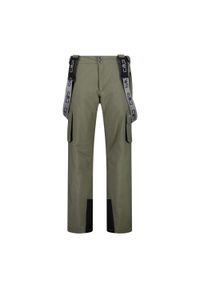 Spodnie męskie narciarskie CMP 34W4347. Kolor: zielony. Sezon: zima. Sport: narciarstwo #1