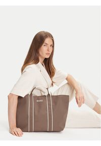 BOSS Torebka Palmah 50546461 Brązowy. Kolor: brązowy #1