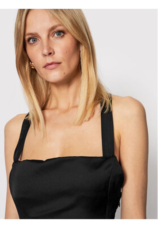 Pinko Sukienka wieczorowa Mandorla AI22-23 PSPG 1N13K5 A04E Czarny Regular Fit. Kolor: czarny. Materiał: syntetyk. Styl: wizytowy