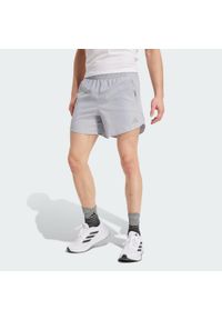 Adidas - Szorty Run It. Kolor: szary. Materiał: materiał. Sport: bieganie #1