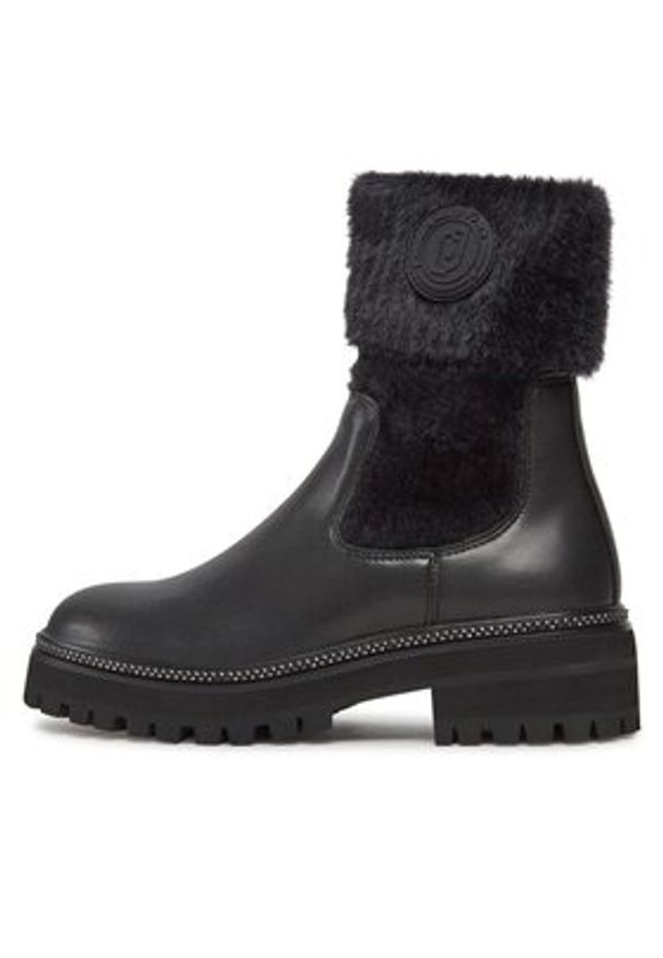 Liu Jo Botki Pink 226 SF3199 PX432 Czarny. Kolor: czarny. Materiał: skóra