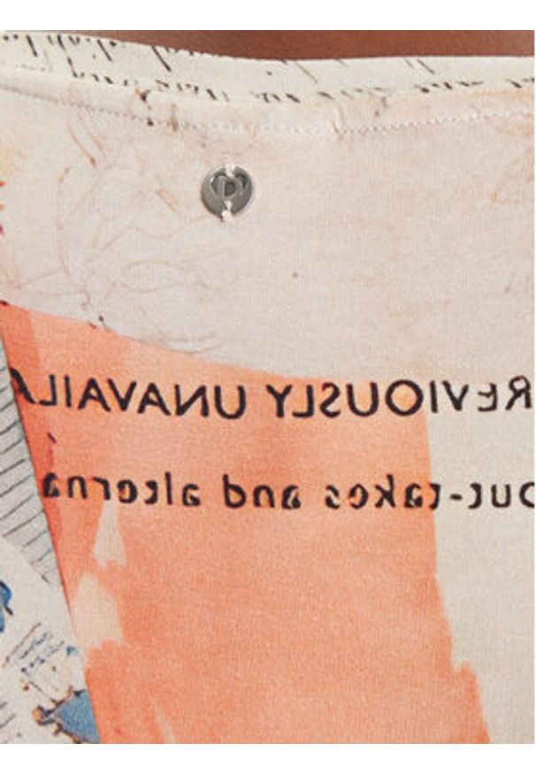 Desigual Bluzka Limbani 25WWTK33 Kolorowy Regular Fit. Materiał: wiskoza. Wzór: kolorowy