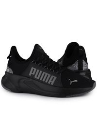 Puma - Buty męskie sportowe SOFTRIDE PREMIER SLIP CAMO. Zapięcie: sznurówki, bez zapięcia. Kolor: szary, czarny, wielokolorowy. Materiał: materiał, tkanina, guma. Szerokość cholewki: normalna. Sport: bieganie #1
