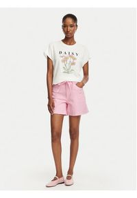 only - ONLY Szorty jeansowe Gianna 15370663 Różowy Regular Fit. Kolor: różowy. Materiał: bawełna #2