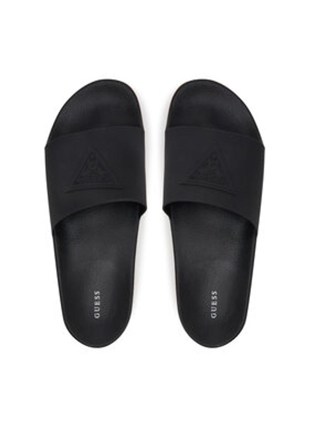 Guess Klapki FMJTOT ELE19 Czarny. Kolor: czarny