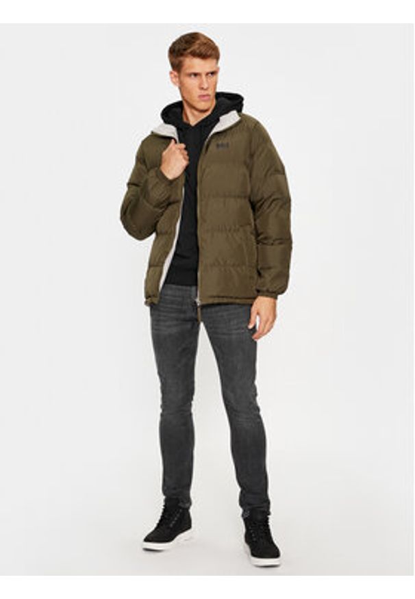 Helly Hansen Kurtka zimowa Yu 23 Reversible Puffer 54060 Khaki Regular Fit. Kolor: brązowy. Materiał: syntetyk. Sezon: zima