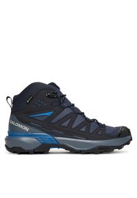 salomon - Trekkingi Salomon. Kolor: niebieski. Technologia: Gore-Tex. Sport: turystyka piesza