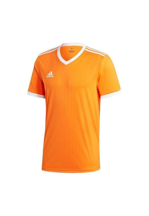 Koszulka piłkarska dla dzieci Adidas Tabela 18 Jsy. Kolor: pomarańczowy. Materiał: jersey. Sport: piłka nożna