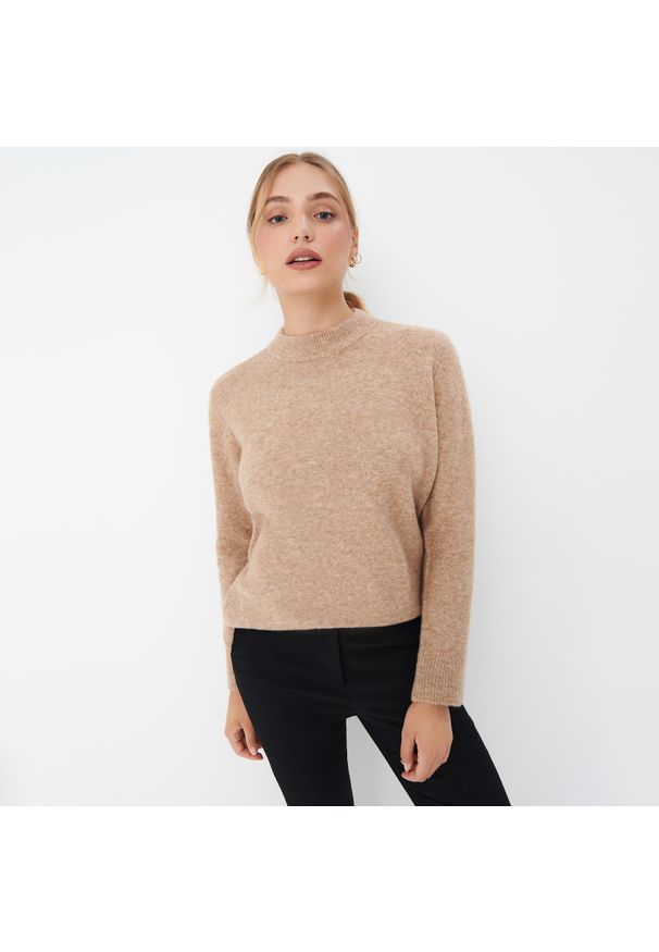 Mohito - Beżowy sweter - Beżowy. Kolor: beżowy