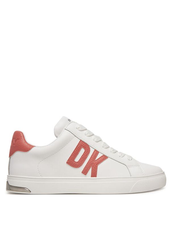 DKNY Sneakersy Abeni Lace Up Sneaker K1300916 Biały. Kolor: biały. Materiał: skóra