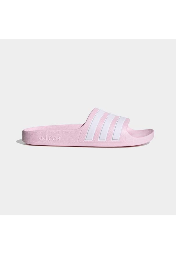 Adidas - Klapki adilette Aqua Kids. Kolor: biały, różowy, wielokolorowy. Styl: elegancki, sportowy