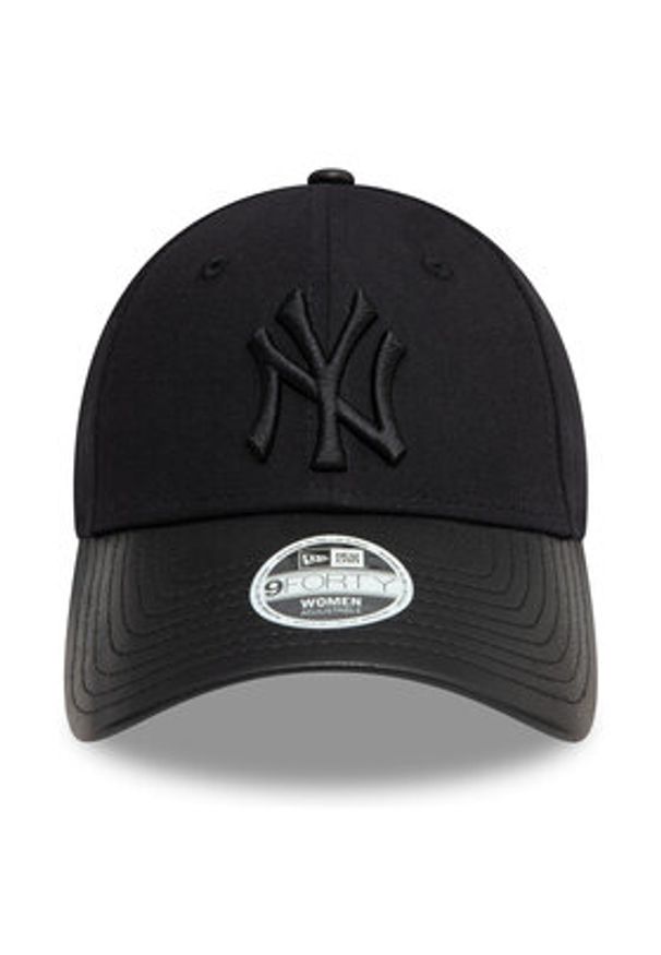 New Era Czapka z daszkiem New York Yankees Pu Visor 9Forty 60595388 Czarny. Kolor: czarny. Materiał: materiał, bawełna