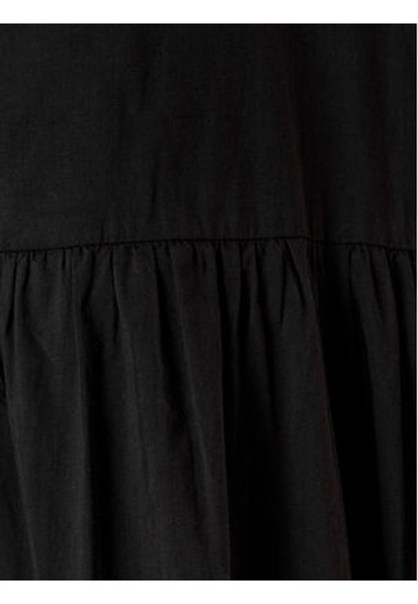 Tatuum Sukienka letnia Ayo T2509.202 Czarny Relaxed Fit. Kolor: czarny. Materiał: bawełna. Sezon: lato