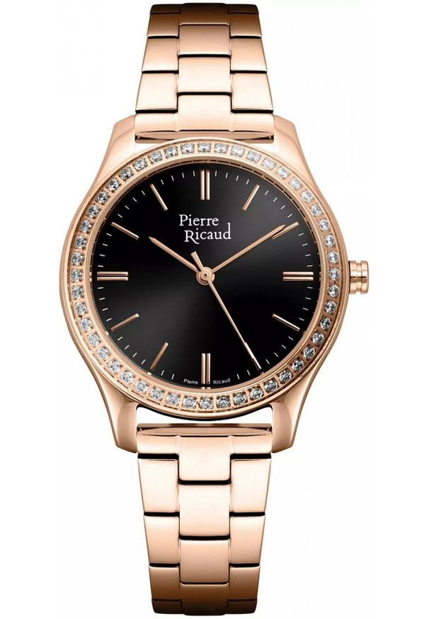 Zegarek damski Pierre Ricaud P22053.91R4Q różowe złoto. Kolor: złoty, wielokolorowy, różowy
