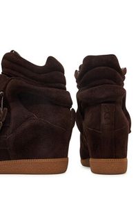 Nokwol Sneakersy Demmi Brązowy. Kolor: brązowy. Materiał: zamsz, skóra #3