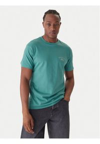 Quiksilver T-Shirt Anchor EQYZT08178 Zielony Regular Fit. Kolor: zielony. Materiał: bawełna
